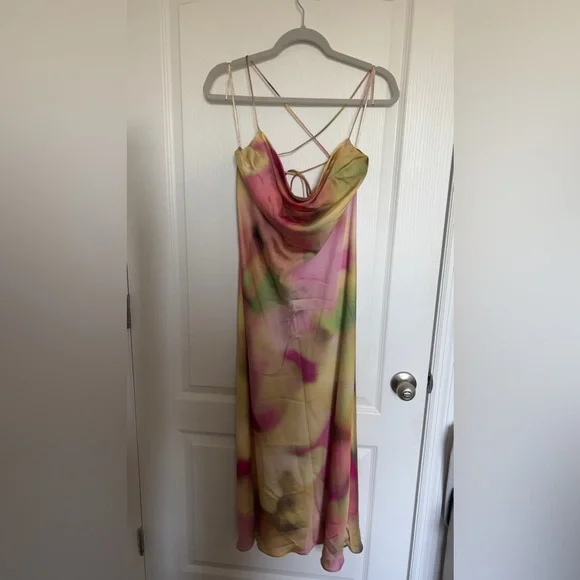 ZARA Tie Dye Midi Slip Dress (2022). NEW with tag. - Picture 2 of 10